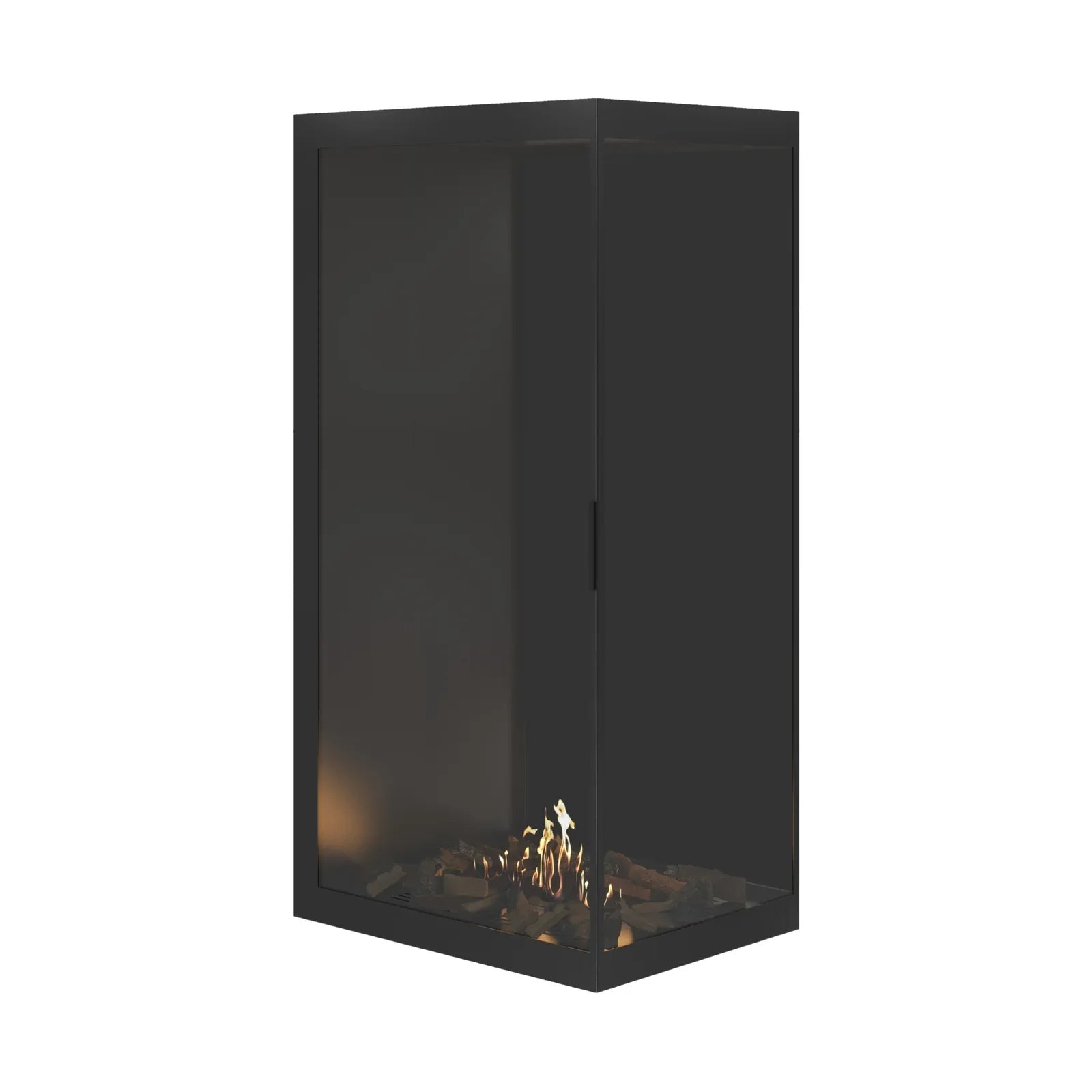 Base Vertical Corner Right Full Glass 80 x 160 cm