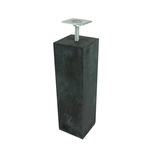 Betonpoer antr. rvs hoogte verst.15x15x60cm | YARD Outdoor - Chique Buiten Leven - YARD Outdoor - Losse Onderdelen