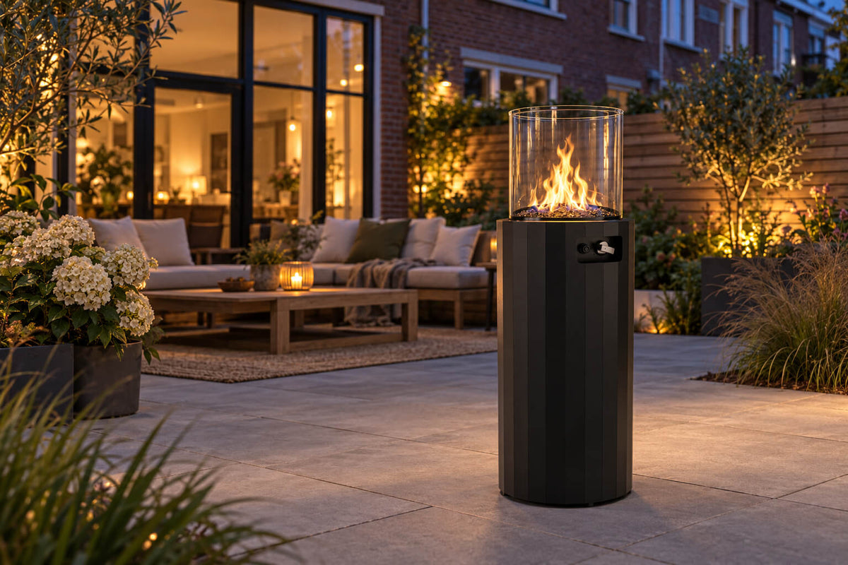 Gasbetriebener Außenkamin für Jeden Garten | Planika | Bino