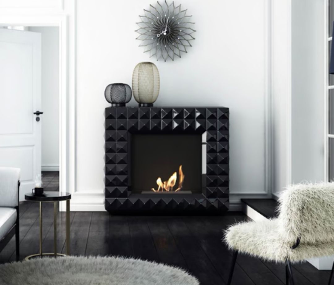 Luxe Bio-ethanol Sfeerhaard EGZUL met TÜV Keurmerk – Zwart