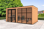 YARD Outdoor Bonaire tuinkantoor 500x300 cm incl. isolatie en binnenvloer Douglas blank