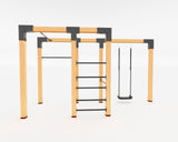 Buiten Fitness Set Excellent Outdoor Island | Gemaakt van Douglashout