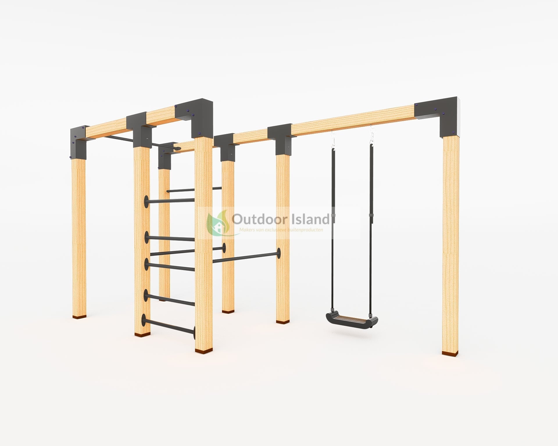 Buiten Fitness Set | Outdoor Island | Douglashout Outdoor Island