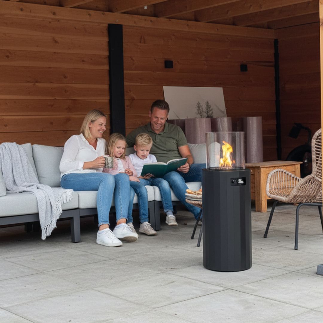 Terrasverwarmer op Gasfles | Planika Terrashaard voor Buiten