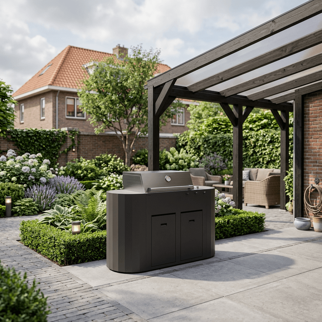 Luxe Gasbarbecue – Q-boo OVO GS Compacte Buitenkeuken – grill buitenleven