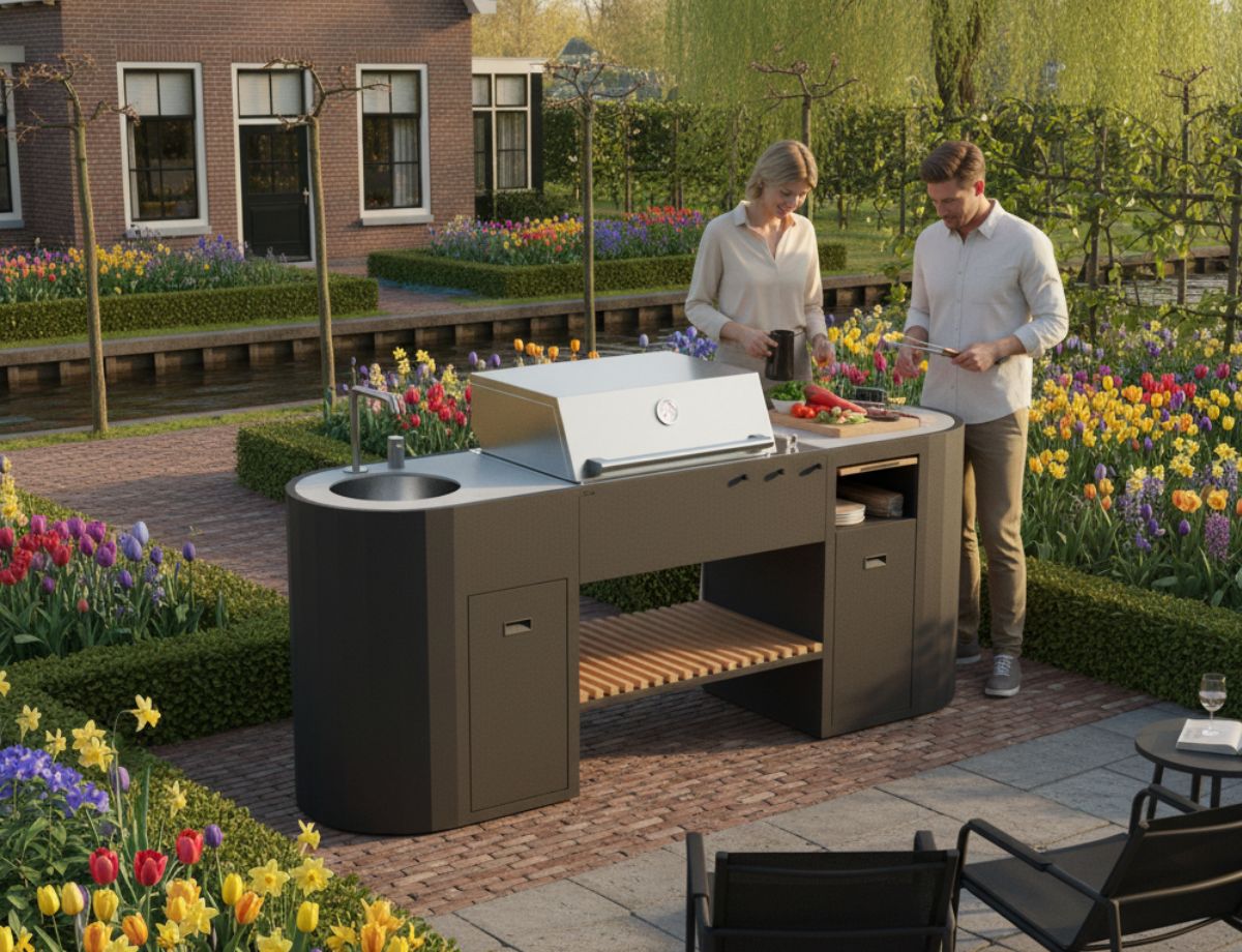 Buitenkeuken met Gas BBQ – Q-boo OVO™ GL