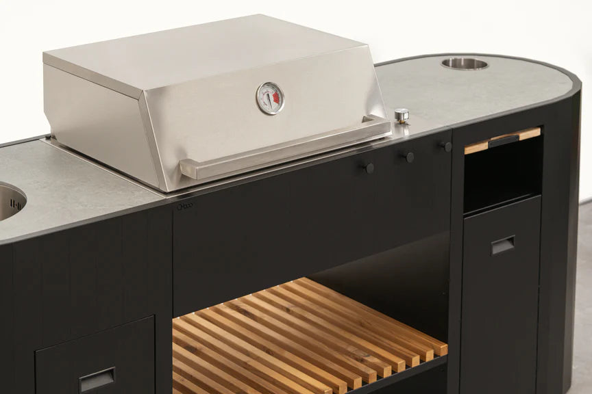 Buitenkeuken met Gas BBQ en Werkblad – Q-boo OVO™ GM