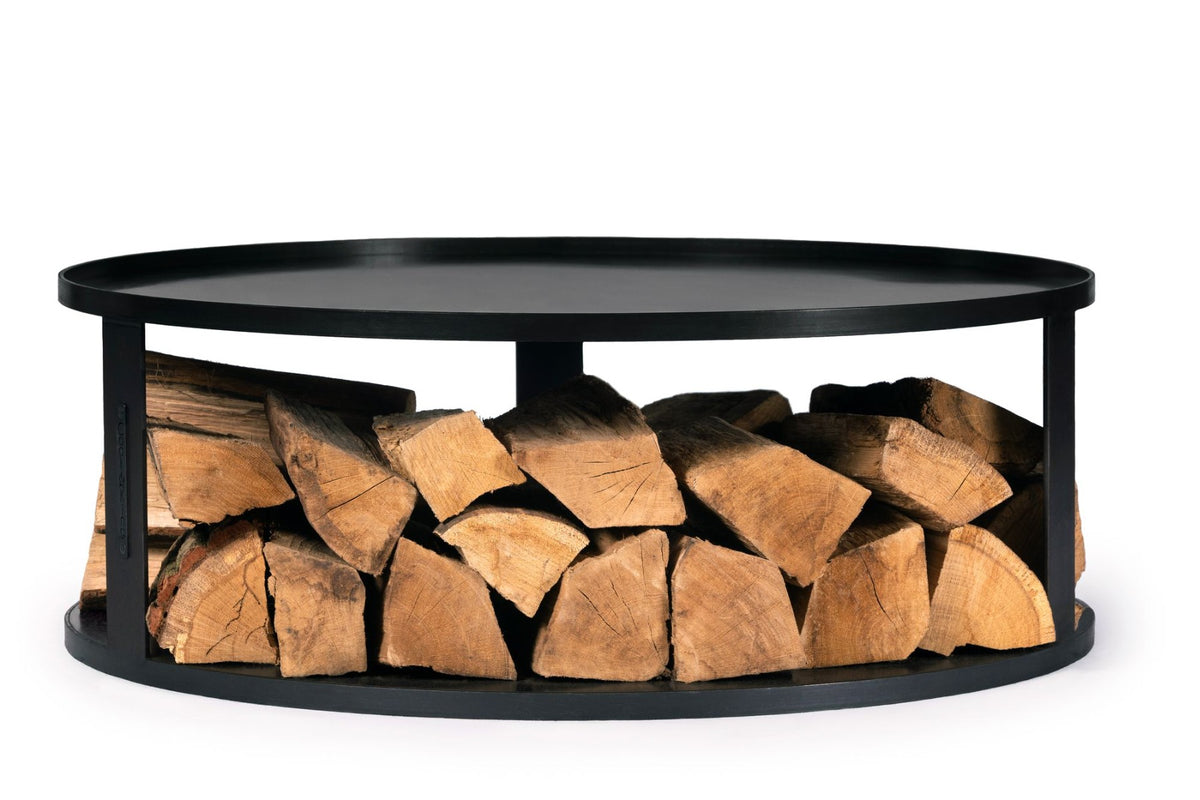 Untergestell für Feuerschale mit Holzablage 82 cm von CookKing – Produktfoto 1