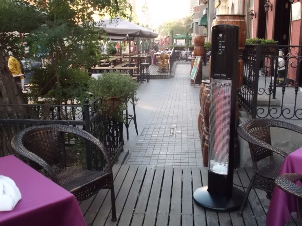 Infrarood Terrasheater – Vrijstaande Helios Terrasverwarmer voor Buiten | Infralia