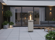 Buiten Gashaard | Faro Tuinhaard Zijdegrijs | Planika