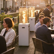 Buitenhaard op gas | Faro Terrashaard Zijdegrijs | Planika