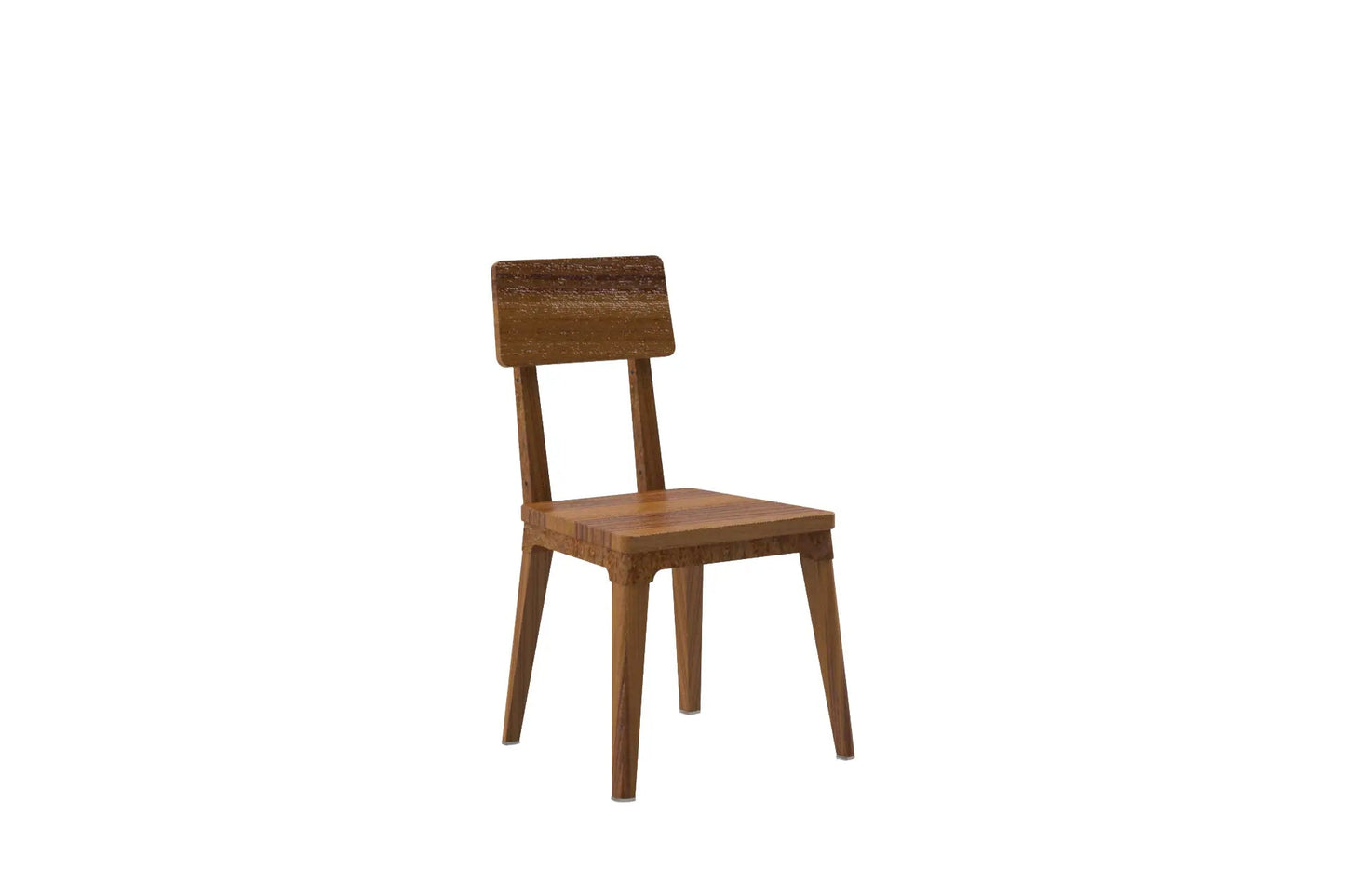 MASURIA COUNTRY Stoel – Klassieke Tuinstoel van Iroko Hout - Chique Buiten Leven - Masuria - Tuinstoel