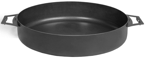 Stalen bakpan 50 cm met twee handgrepen | CookKing