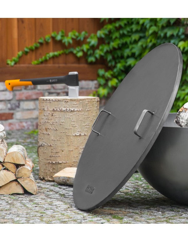 Deksel voor vuurschaal 71,5 cm met rand | CookKing – 71cm vuurschal buitenleven