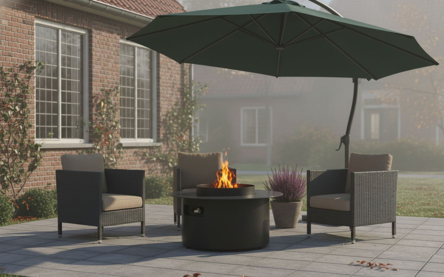 Gas Vuurtafel voor Buiten met BBQ-functie | Planika