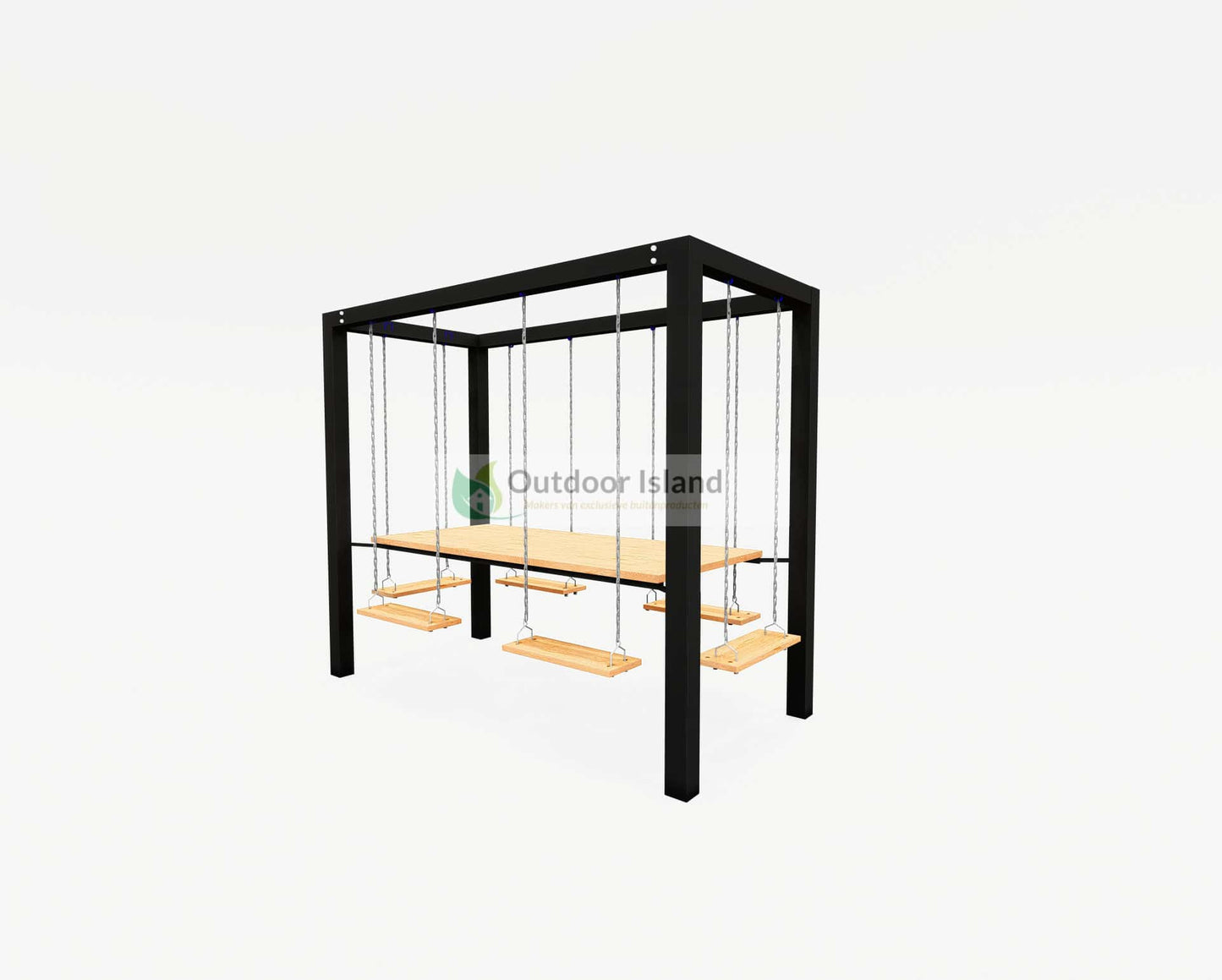 Outdoor Island | PicknickSet | Swing Tafel voor 6 Personen | Douglashout Outdoor Island