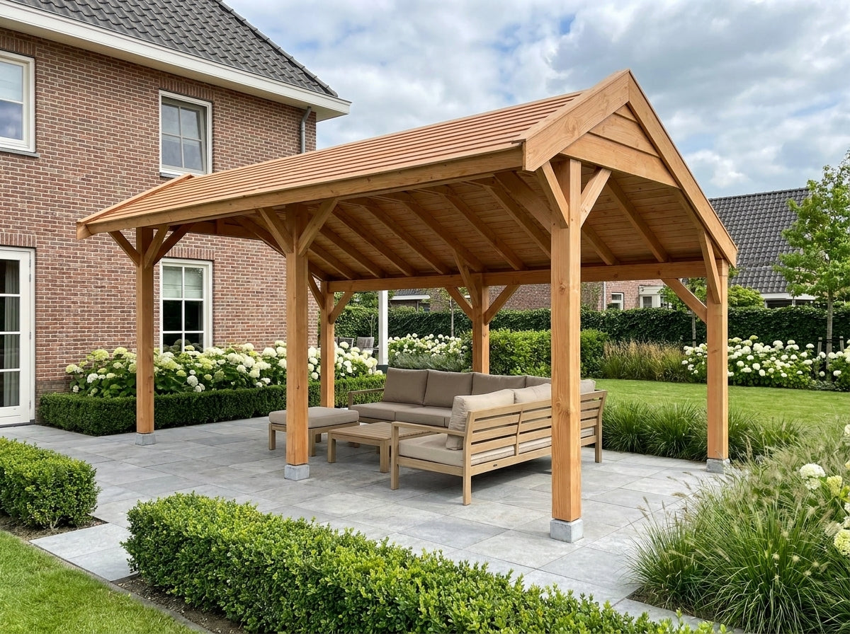Douglas houten kapschuur Grandiose YARD Outdoor 500x250 – 52575406129475