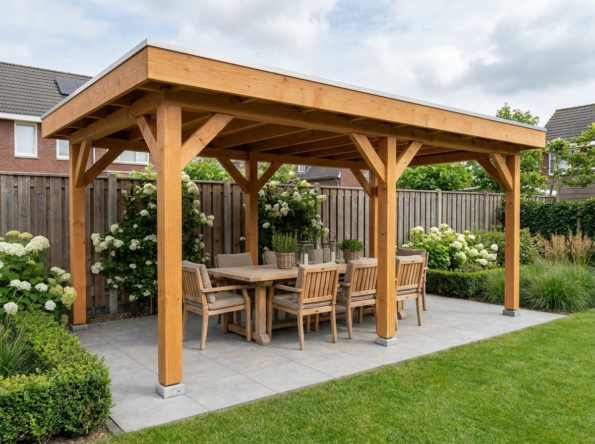 Douglas houten overkapping Sublime – 600x300 | YARD Outdoor