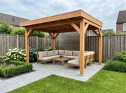 Douglas houten overkapping plat dak Grandiose YARD Outdoor 400x270