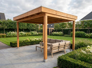 Douglas houten overkapping plat dak Grandiose YARD Outdoor 400x270
