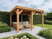 Douglas houten overkapping plat dak Sublime YARD Outdoor 400x300