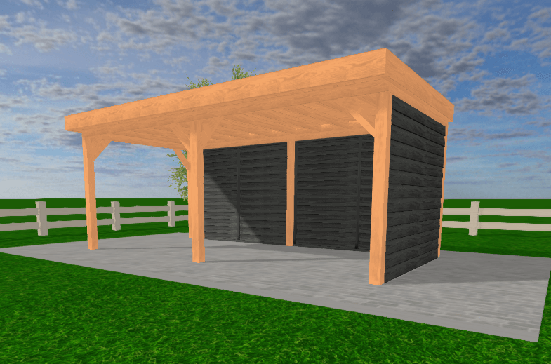 Douglas houten overkapping Sublime – 600x300 | YARD Outdoor