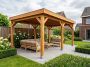Douglas Overkapping 600x400 met Glazen Schuifwanden | Sublime YARD Outdoor