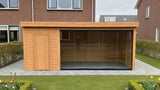 Douglas Overkapping Plat Dak Bouwpakket – Op Maat Gemaakt | 620x325 cm