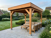 Douglas houten overkapping plat dak Sublime YARD Outdoor 300x300