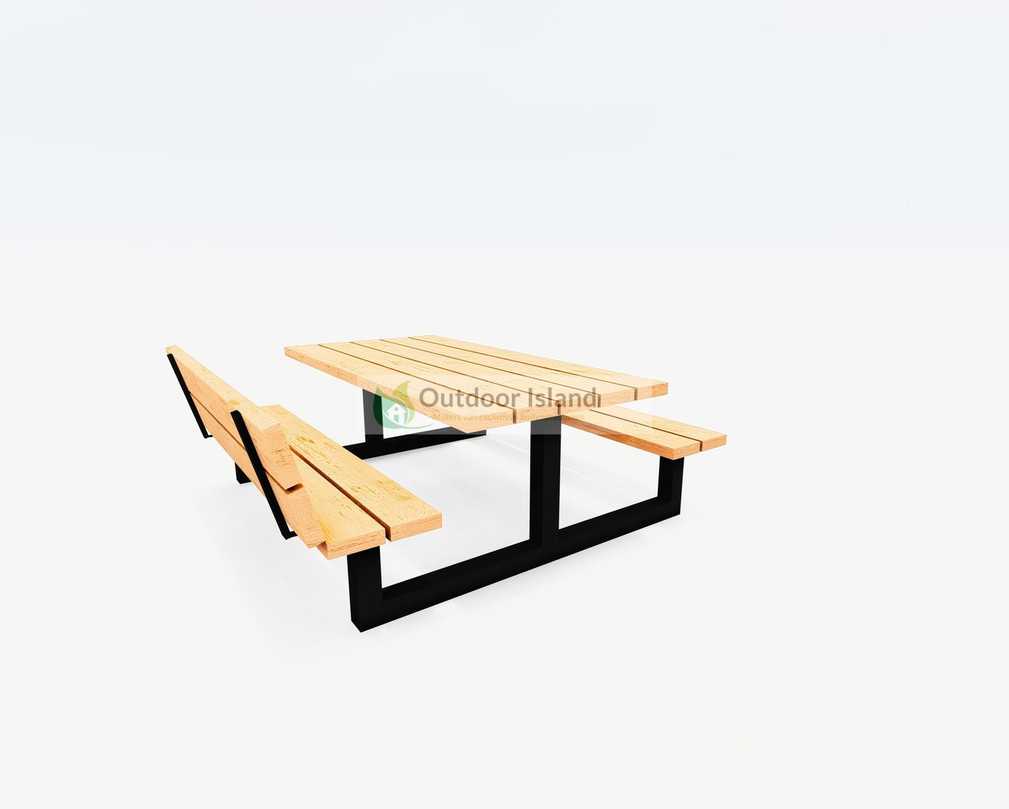 Picknicktafel | Outdoor Island | Buitentafel van Douglashout | Model F Outdoor Island