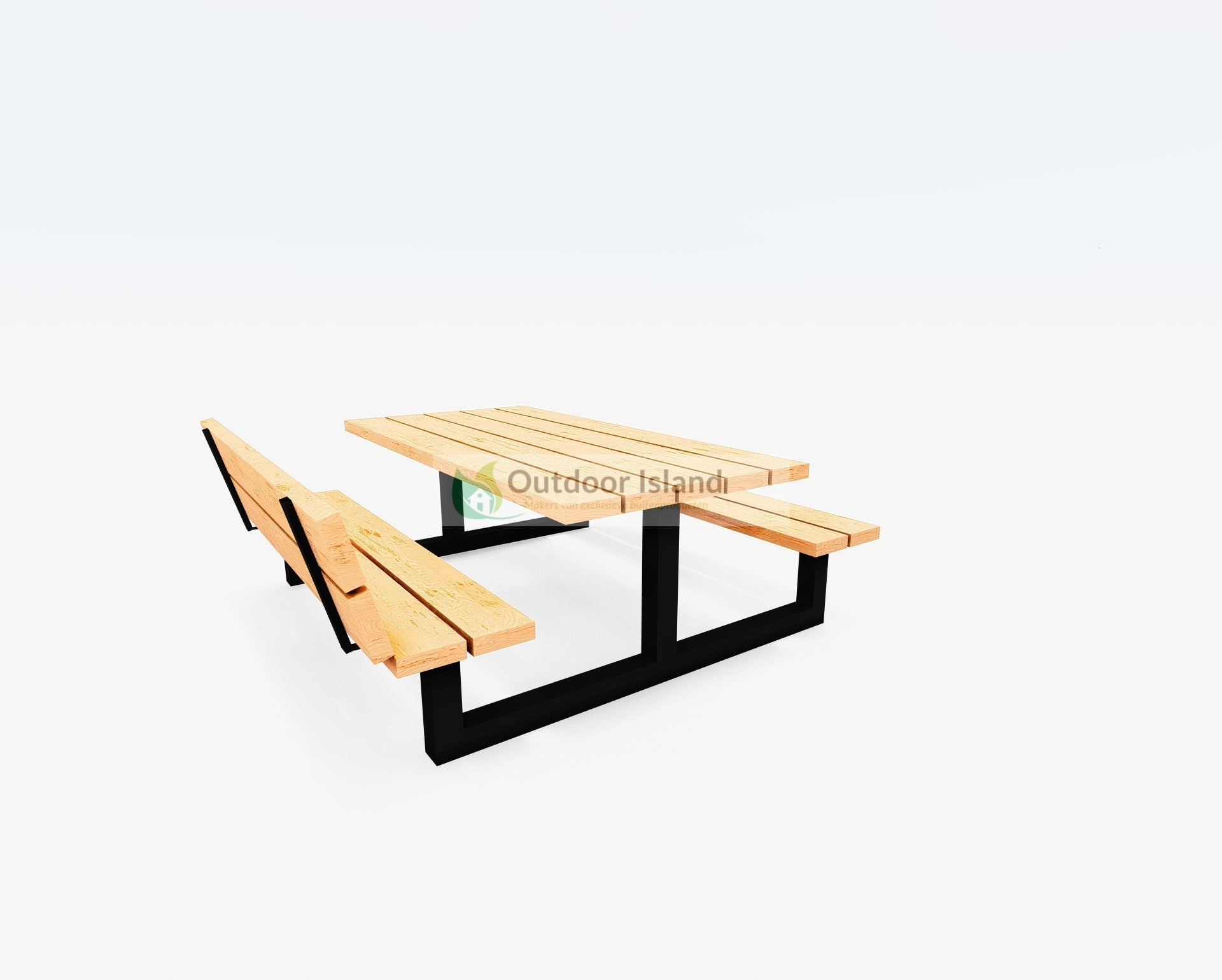 Picknicktafel | Outdoor Island | Buitentafel van Douglashout | Model F Outdoor Island