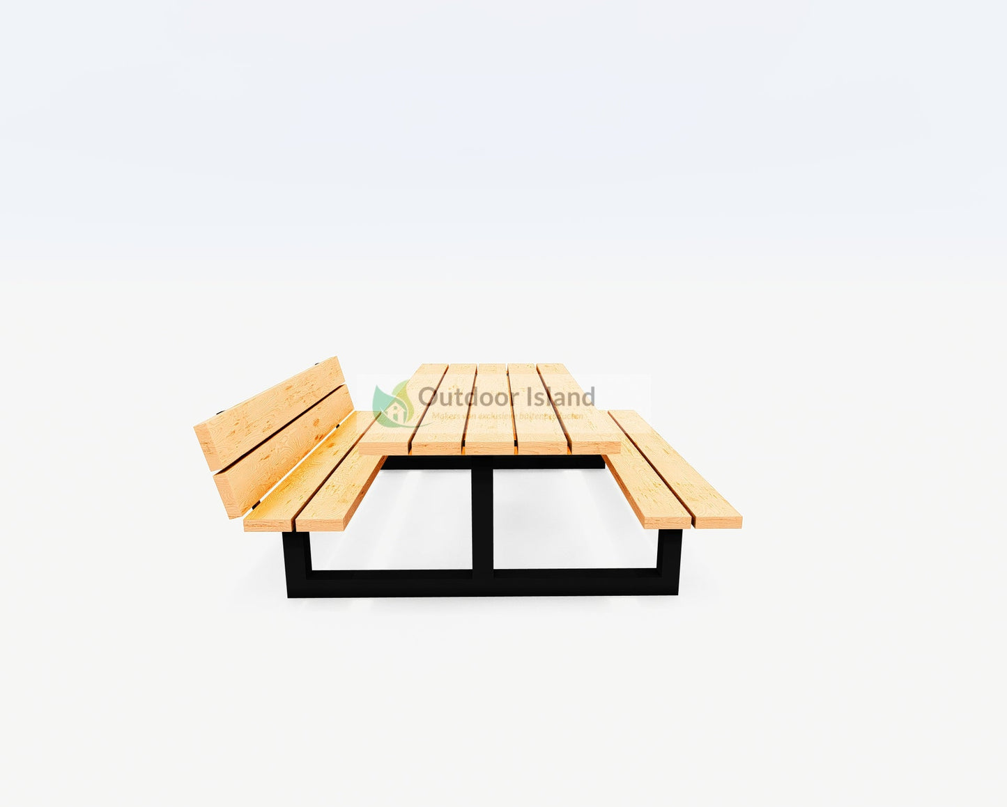 Picknicktafel | Outdoor Island | Buitentafel van Douglashout | Model F Outdoor Island