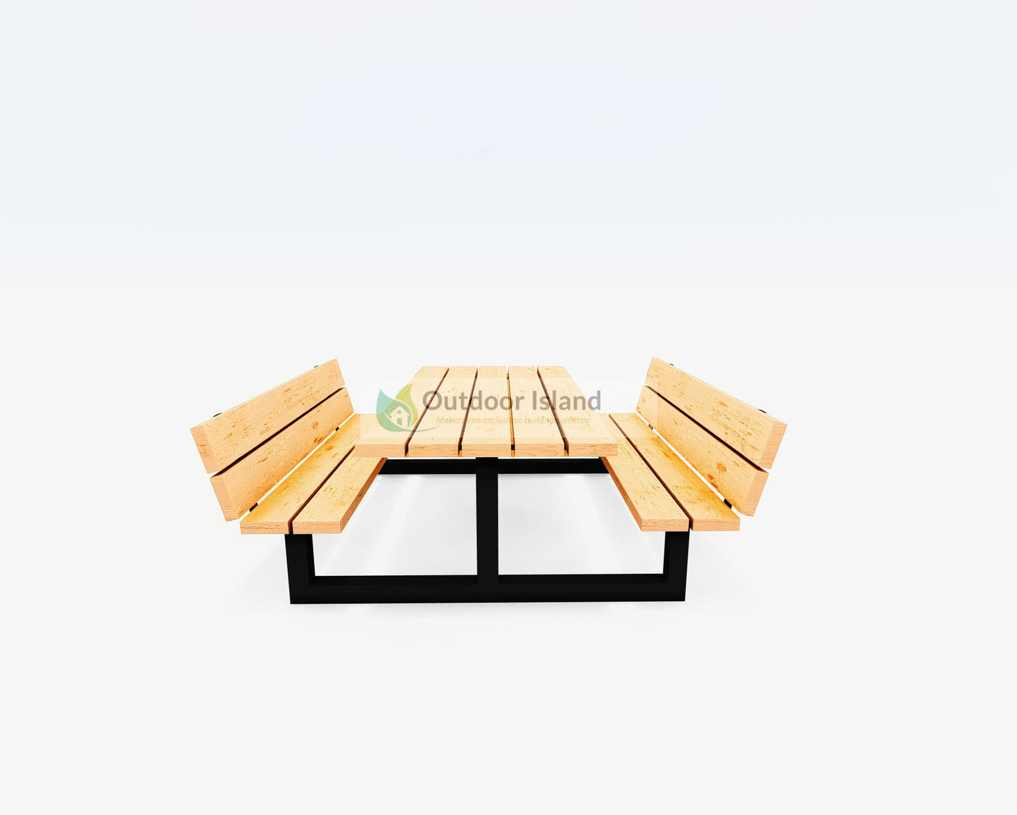 Picknicktafel | Outdoor Island | Buitentafel van Douglashout | Model F Outdoor Island