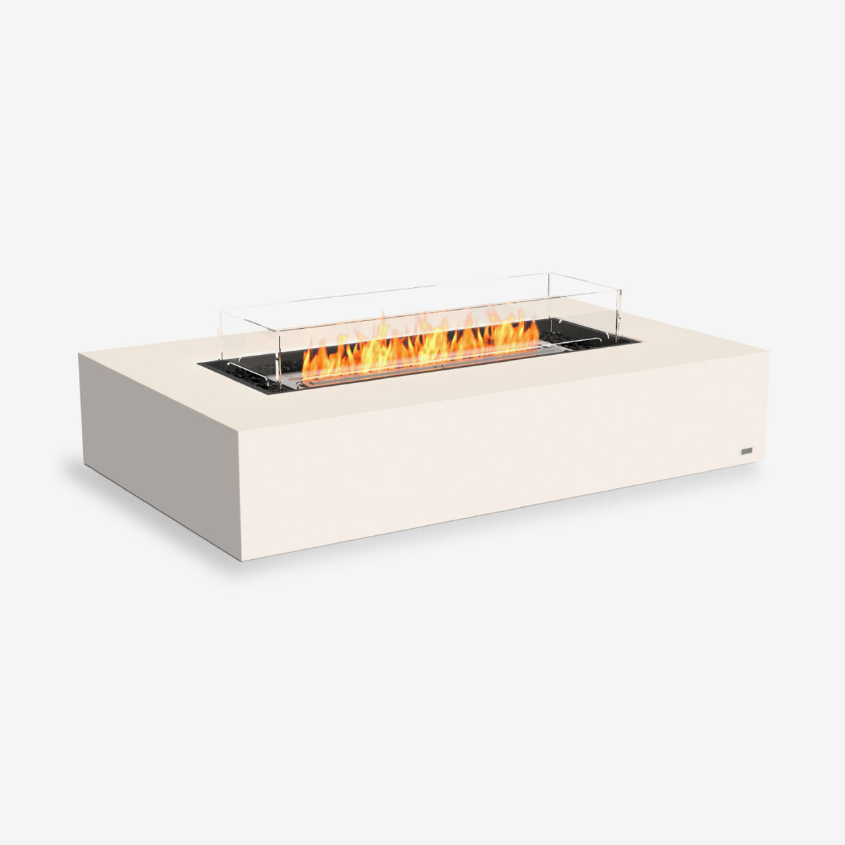 EcoSmart Fires Wharf | Grote Bio-ethanol Vuurtafel in Beton of Teak