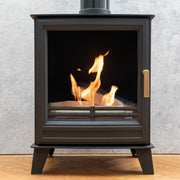 Ecosy Windsor 7 met echte vlammen achter de glazen deur
