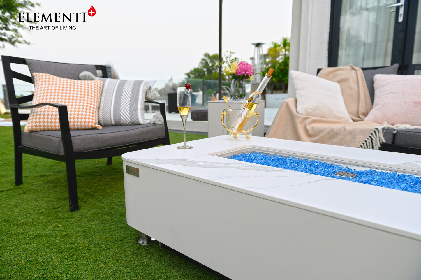 Elementi Athens Bianco White – branderbed detail