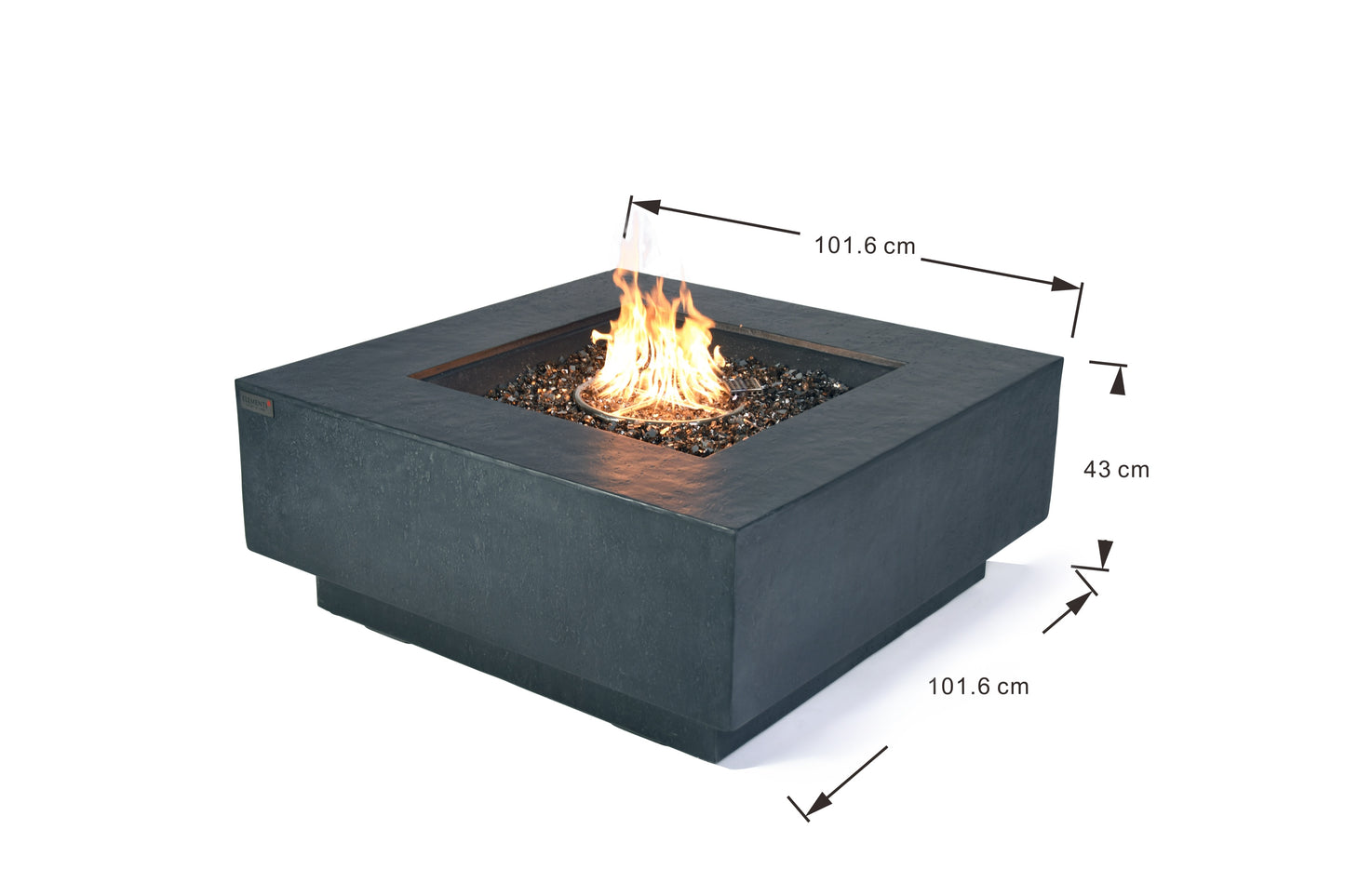 Elementi Bergen Dark Grey – afmetingen