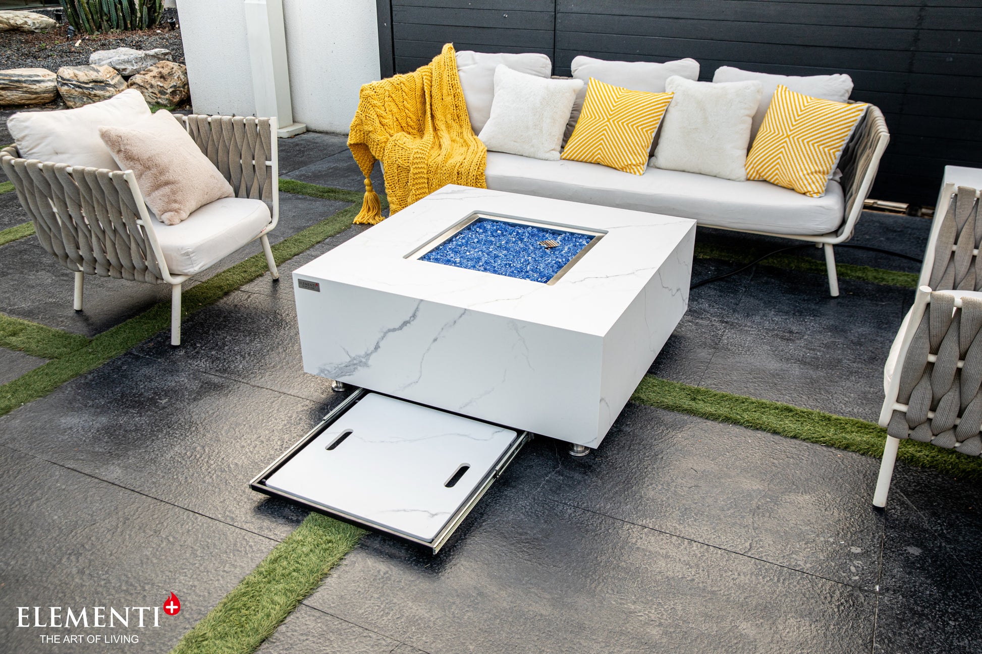 Elementi Bianco Bianco White – opberging voor meegeleverd deksel