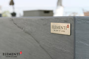 Elementi Capertee Space Grey – materiaal en merkdetail
