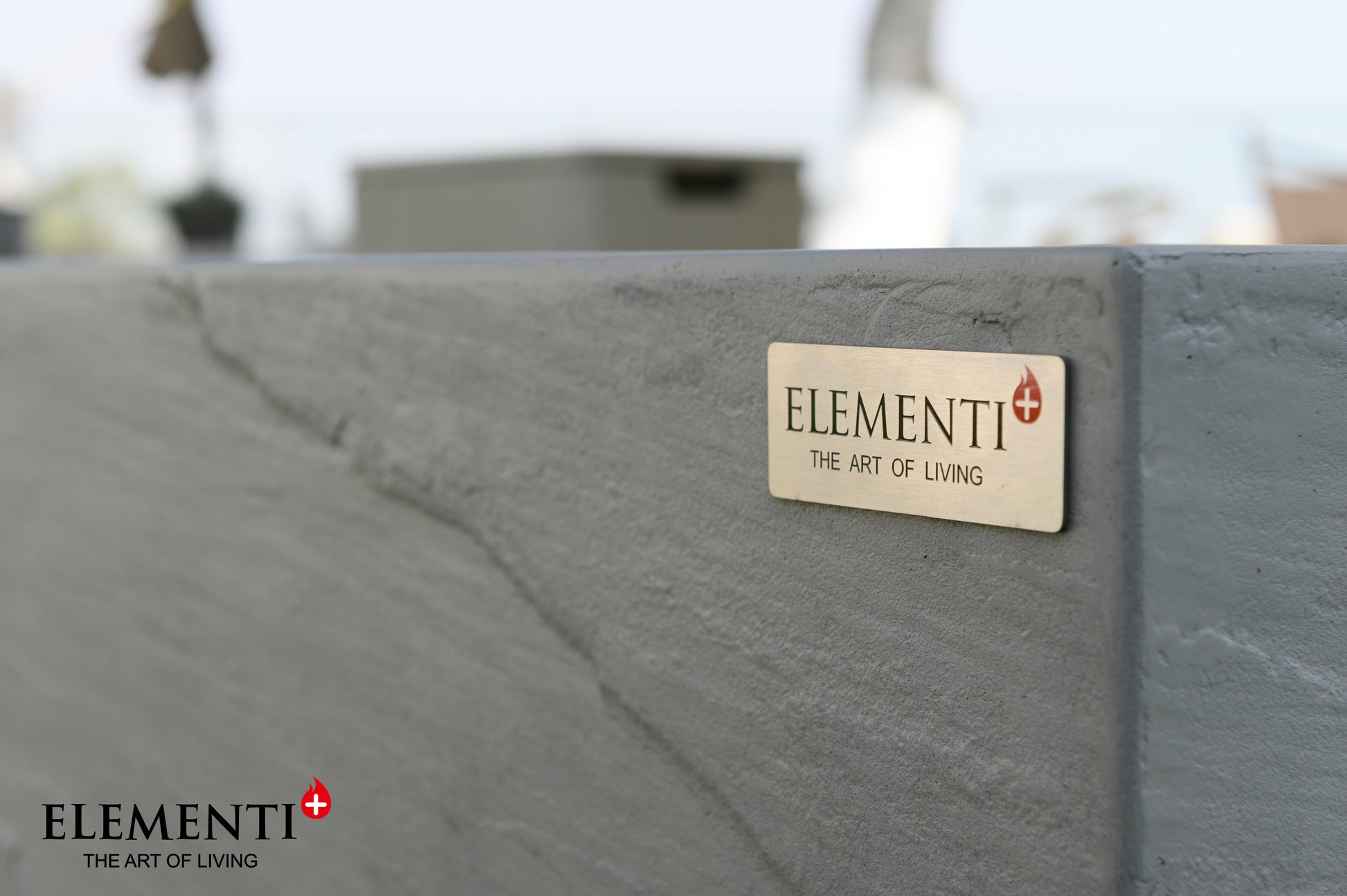 Elementi Capertee Space Grey – materiaal en merkdetail