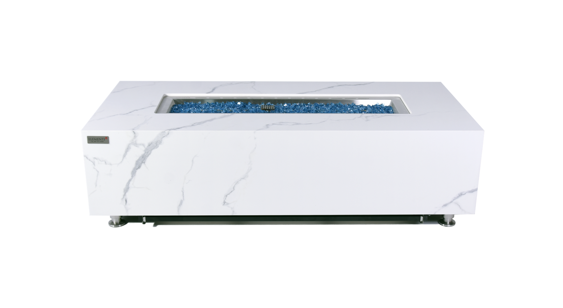 Elementi Carrara Bianco White – open branderbed