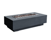 Elementi Granville Dark Grey vuurtafel zonder vlam op witte achtergrond