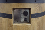 Bedieningspaneel van de Elementi Lafite vuurtafel op gas