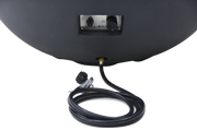 Gasaansluiting en bediening van de Elementi Lunar Bowl Dark Grey vuurtafel