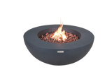 Lunar Bowl Vuurtafel op Gas – Dark Grey | Elementi