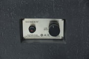 Bedienfeld des Elementi Metropolis Dark Grey Gas-Feuertischs