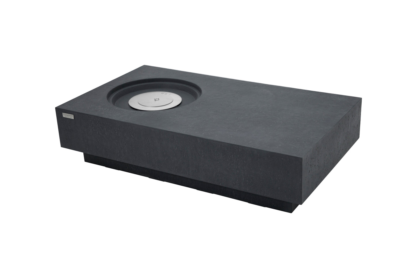 Elementi Metropolis Slate Black bio-ethanol vuurtafel als productbeeld