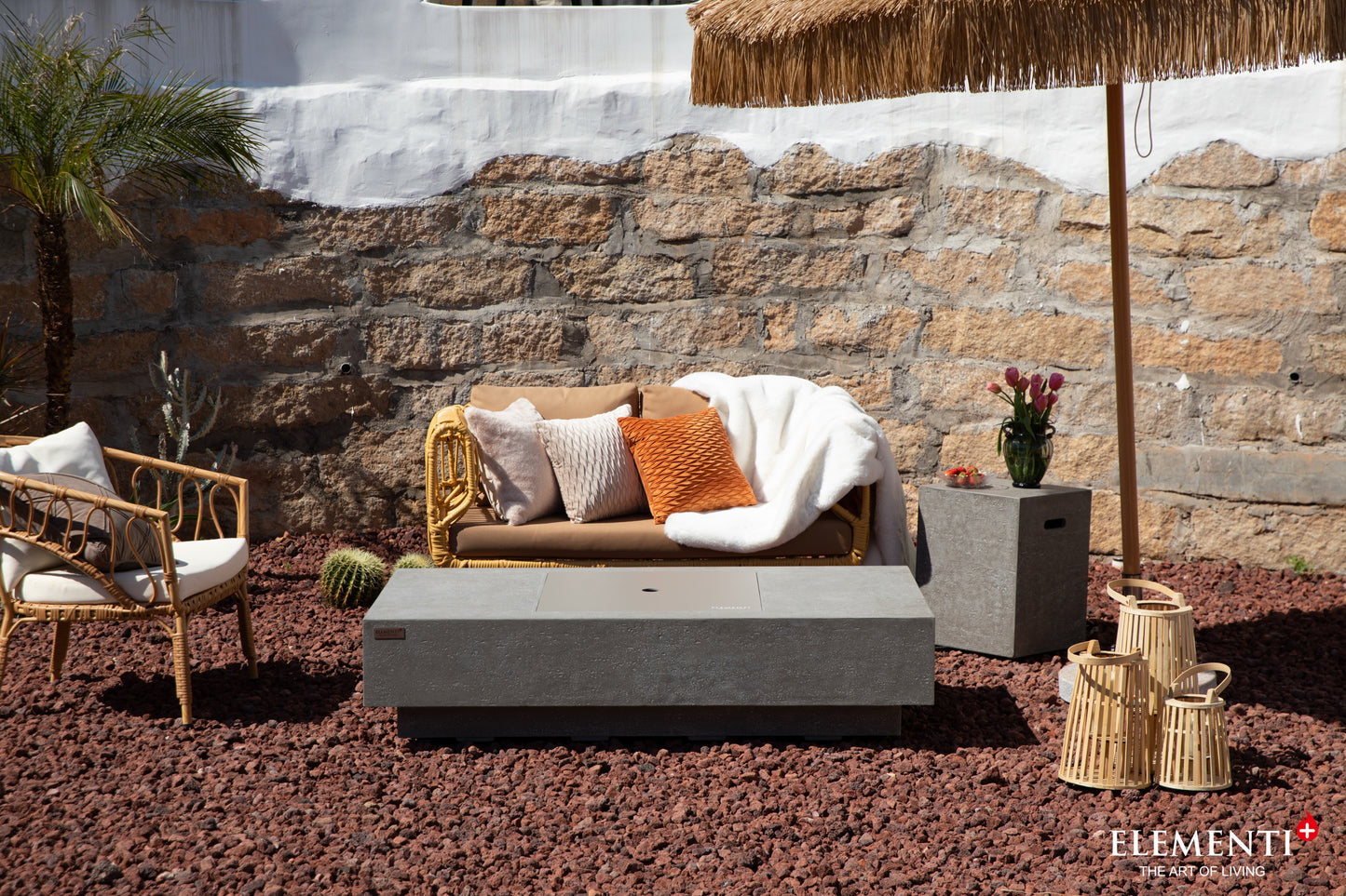 Elementi Monte Carlo Light Grey – meegeleverd branderdeksel