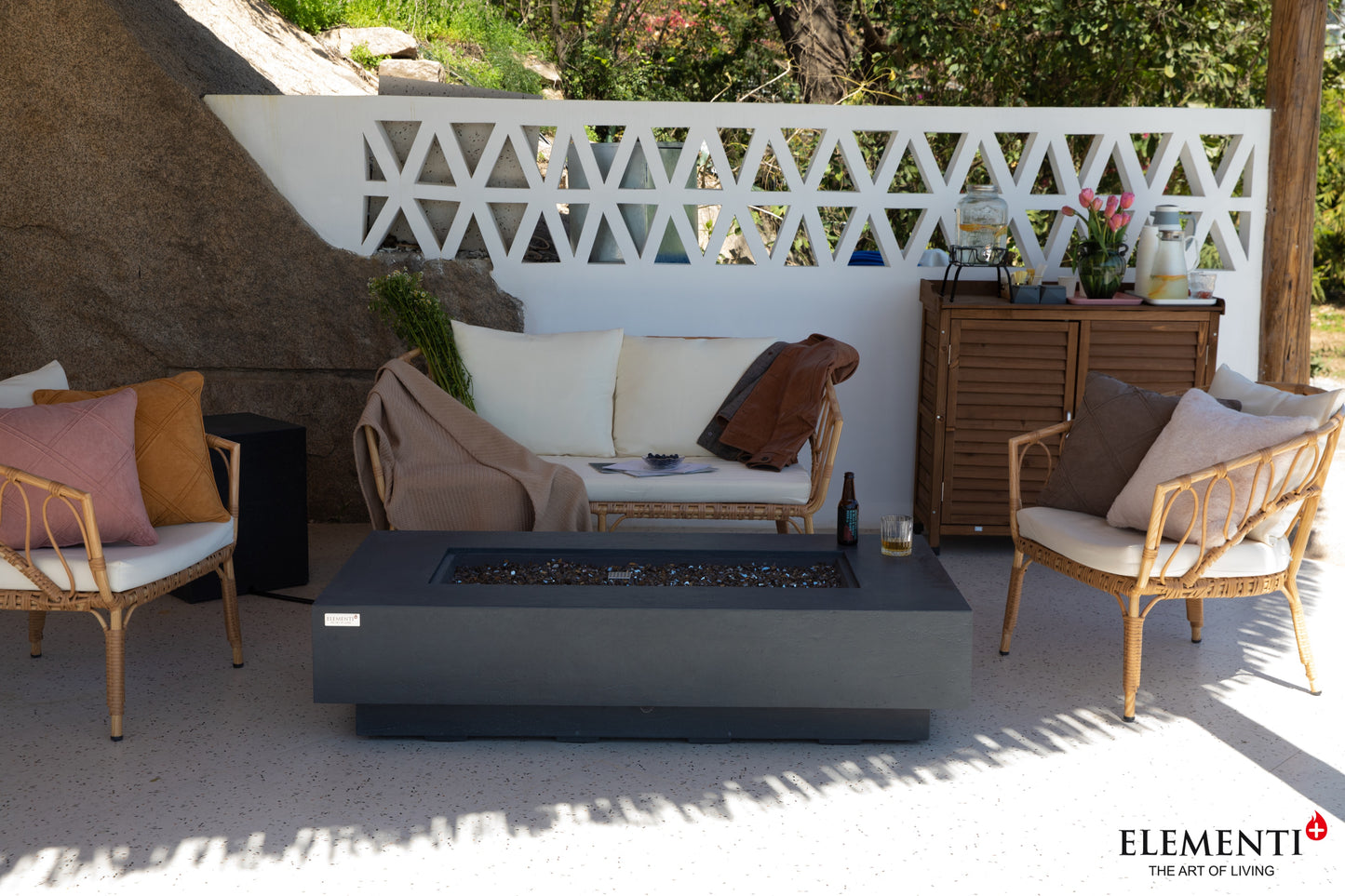 Elementi Positano Dark Grey – in buitenopstelling