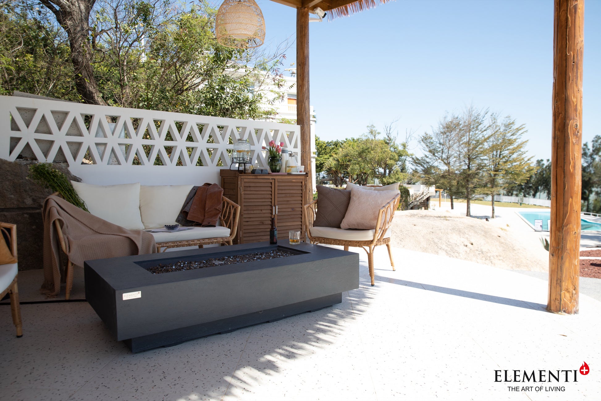 Elementi Positano Dark Grey – brede buitenopstelling